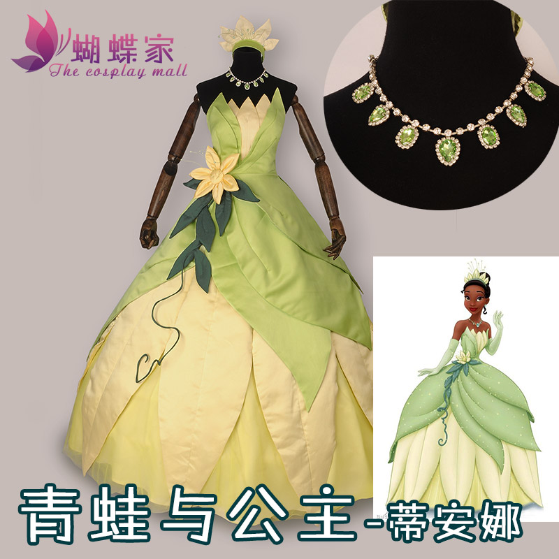 Tech Hair Accessories - Kostum Cosplay Gaun Putri Tiana Kostum