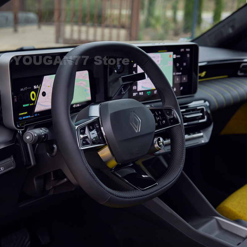 Tech Accessories Renault - Penutup Roda Kemudi Mobil Kulit untuk