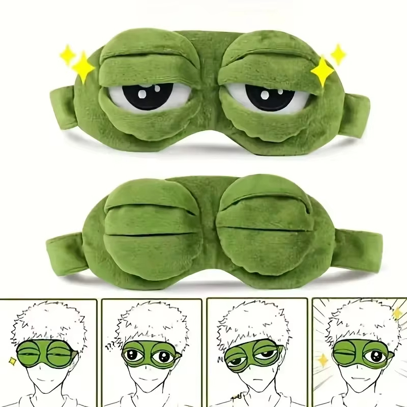 Tech Hair Accessories - Penutup Mata Berbentuk Katak untuk Pesta,