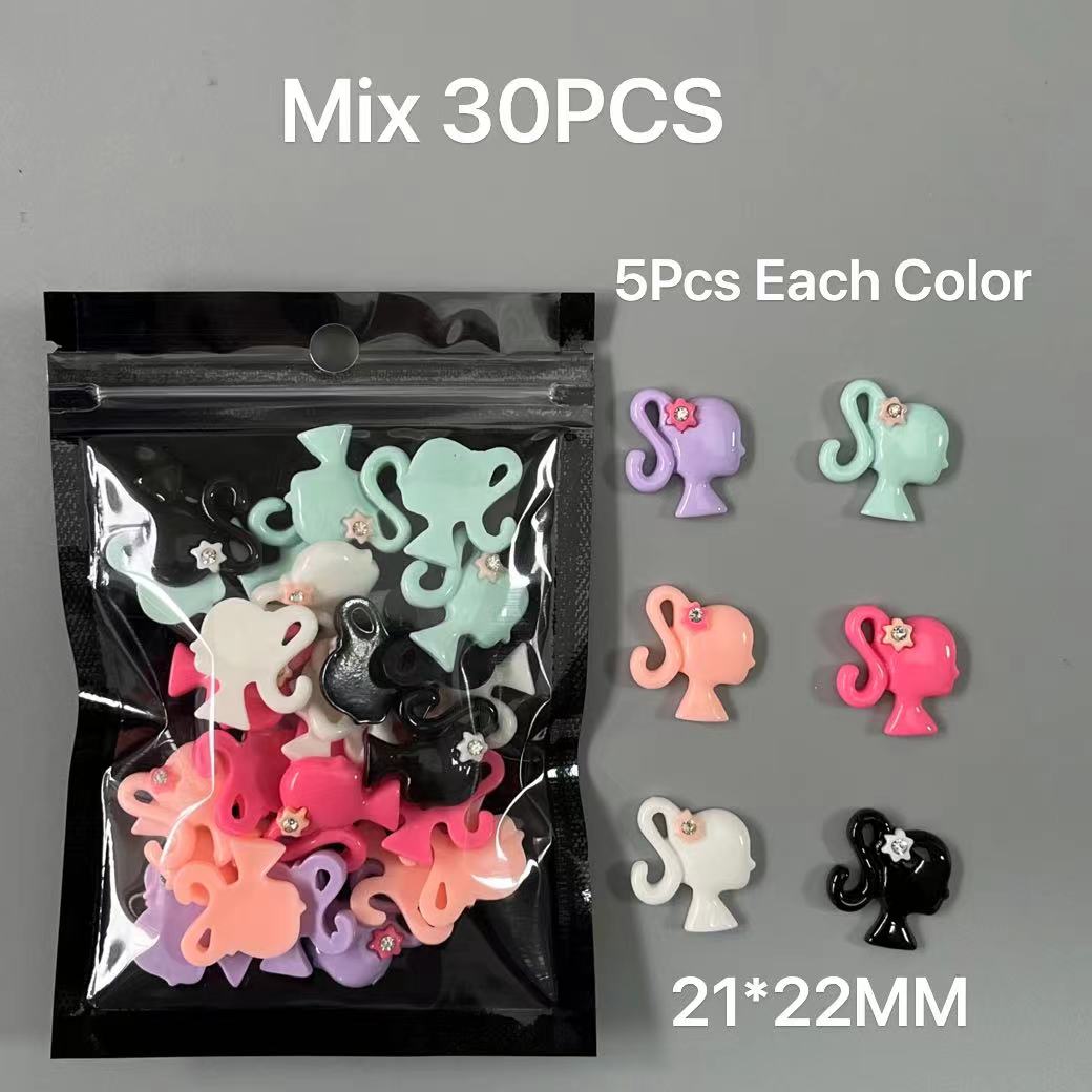 Y2K Tech Accessories - Aksesori Bagian Y2K seni kuku panjang