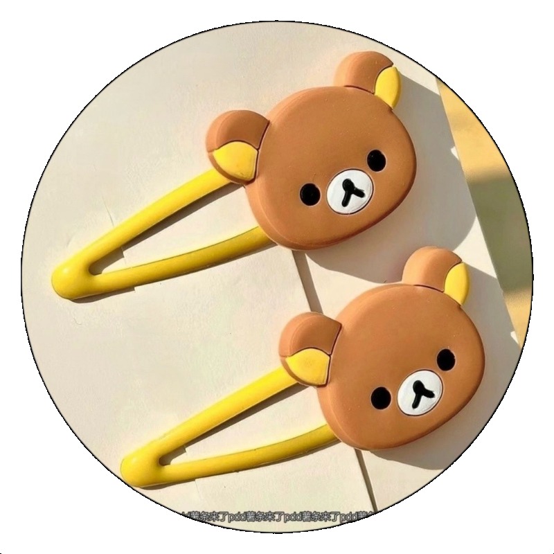 Tech Hair Accessories - Jepit Rambut Kartun Rilakkuma Lucu Gaya