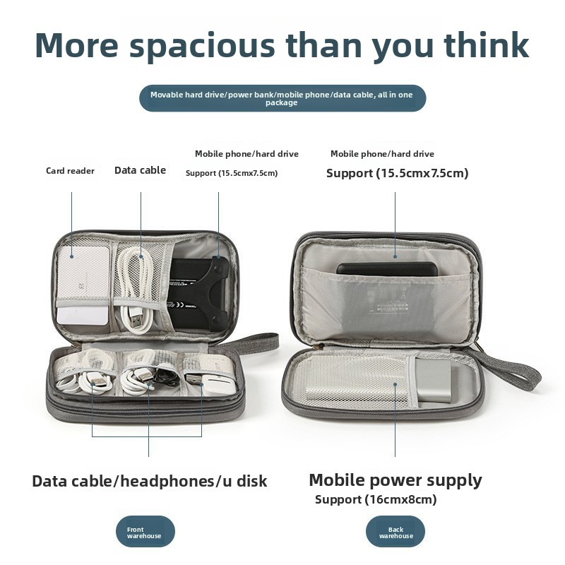 Tas Organizer Kabel Digital Sl - Tech Accessories Travel Organizer Pouch ulasan dan harga