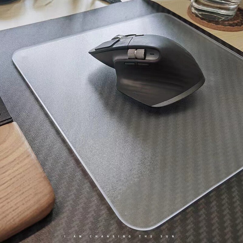 Alas Mouse Kaca Kustom Desain  - Tech Desktop Accessories ulasan dan harga