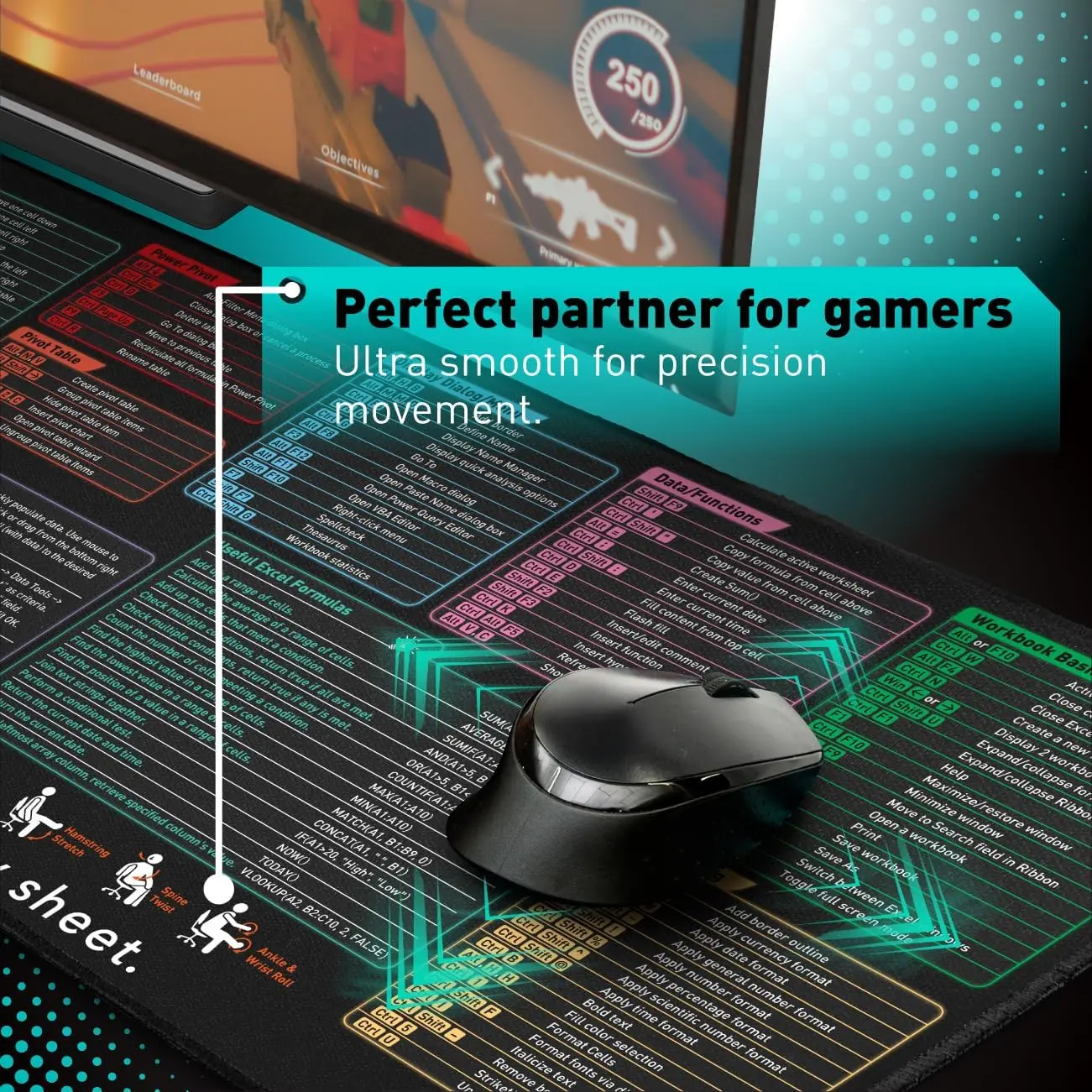 Alas Mouse Besar untuk Shortcu - Tech Desktop Accessories ulasan dan harga