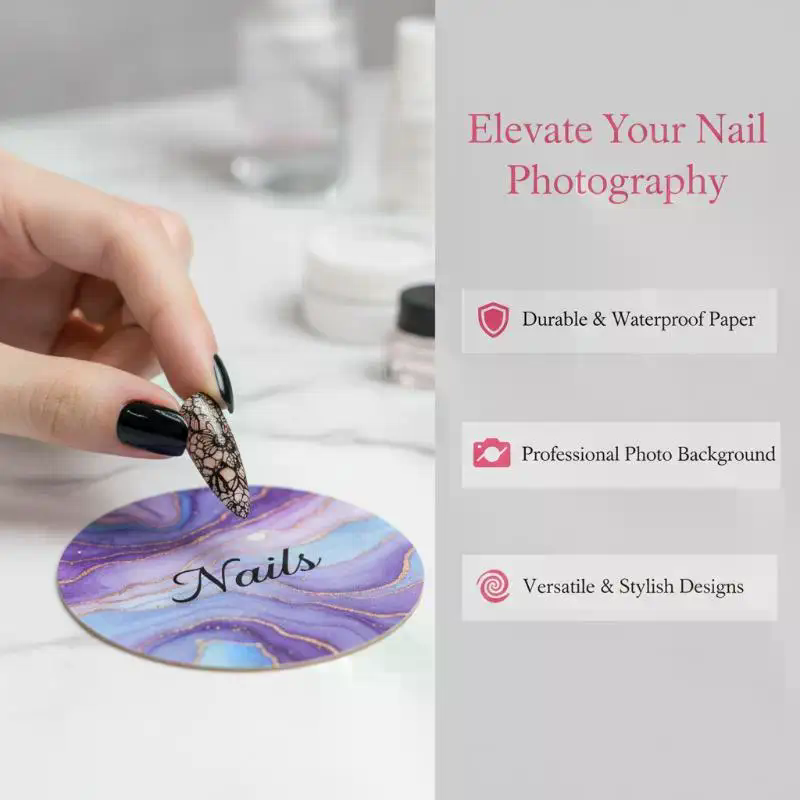 10 Buah Kartu Display Nail Art - Tech Accessories Photo ulasan dan harga