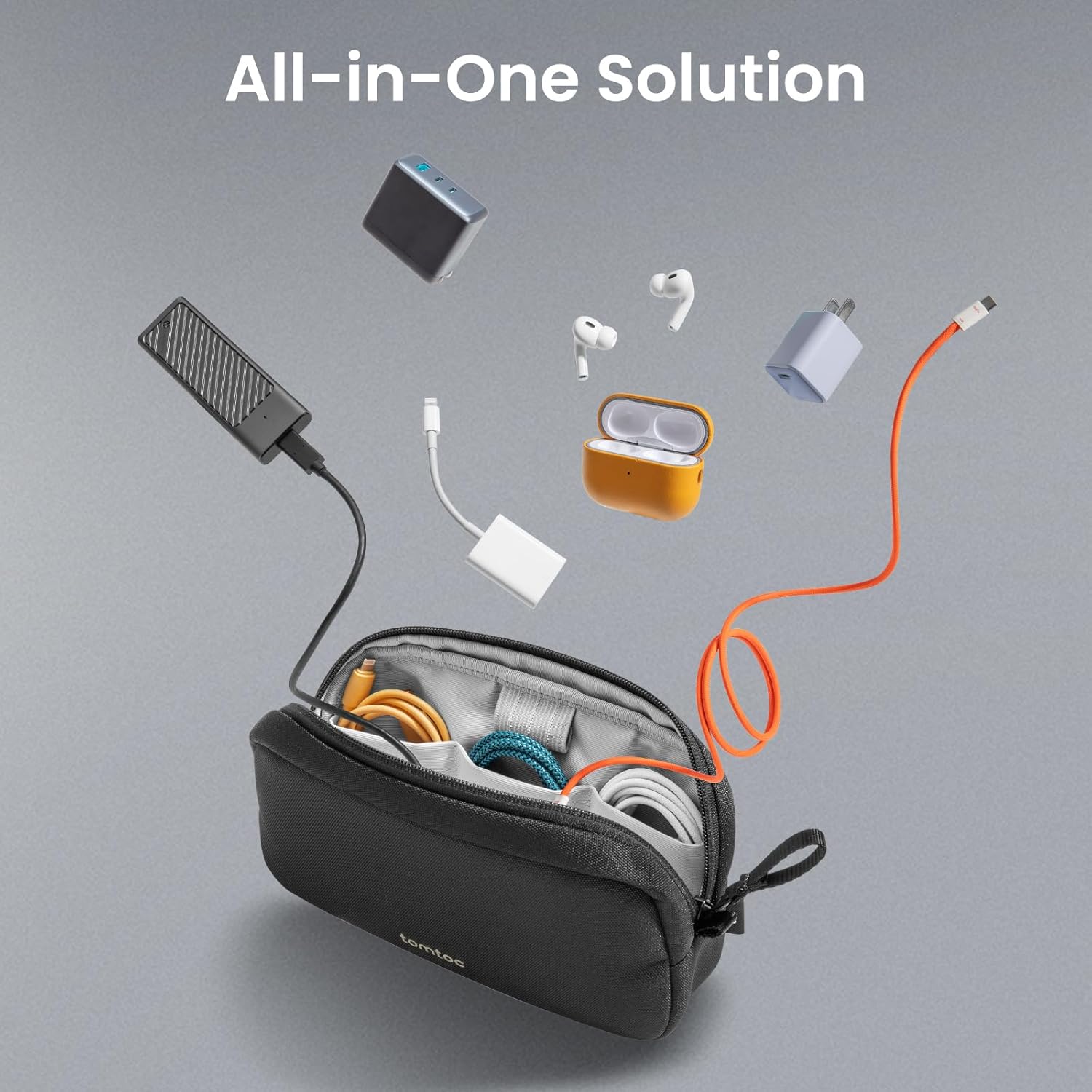 Tas Organizer Elektronik Tahan - Tech Accessories Travel Organizer Pouch ulasan dan harga