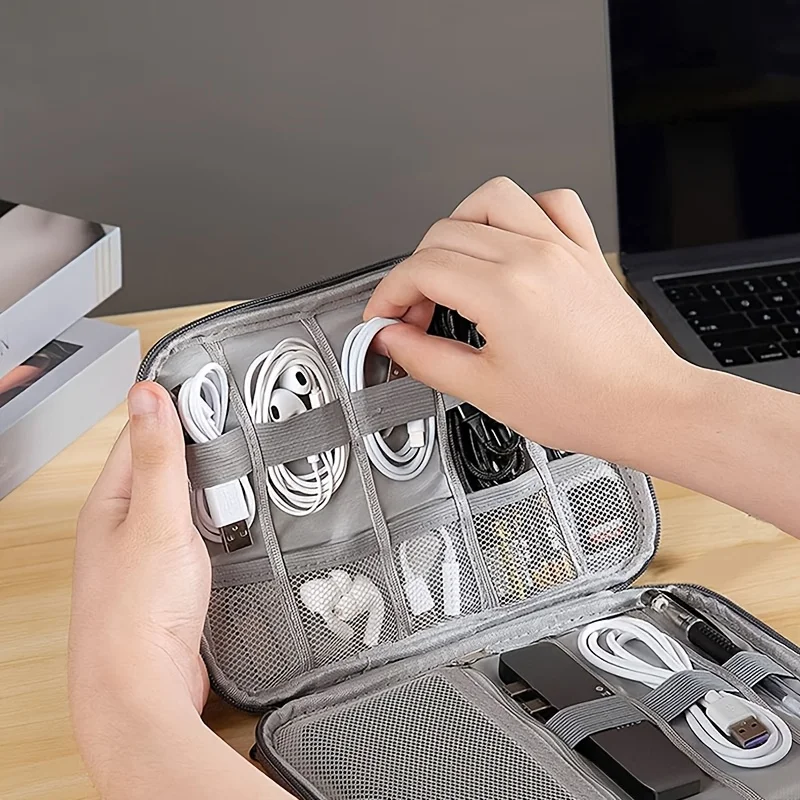 1 Paket Tas Penyimpanan Akseso - Tech Accessories Travel Organizer Pouch ulasan dan harga