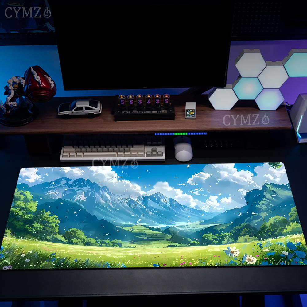 Alas Mouse Tema Pemandangan Al - Tech Accessories For Desk ulasan dan harga