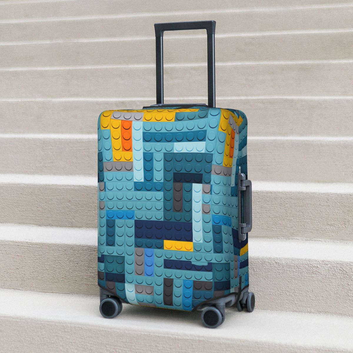 Blue Tech Pixel Building Block - Tech Accessories Business ulasan dan harga