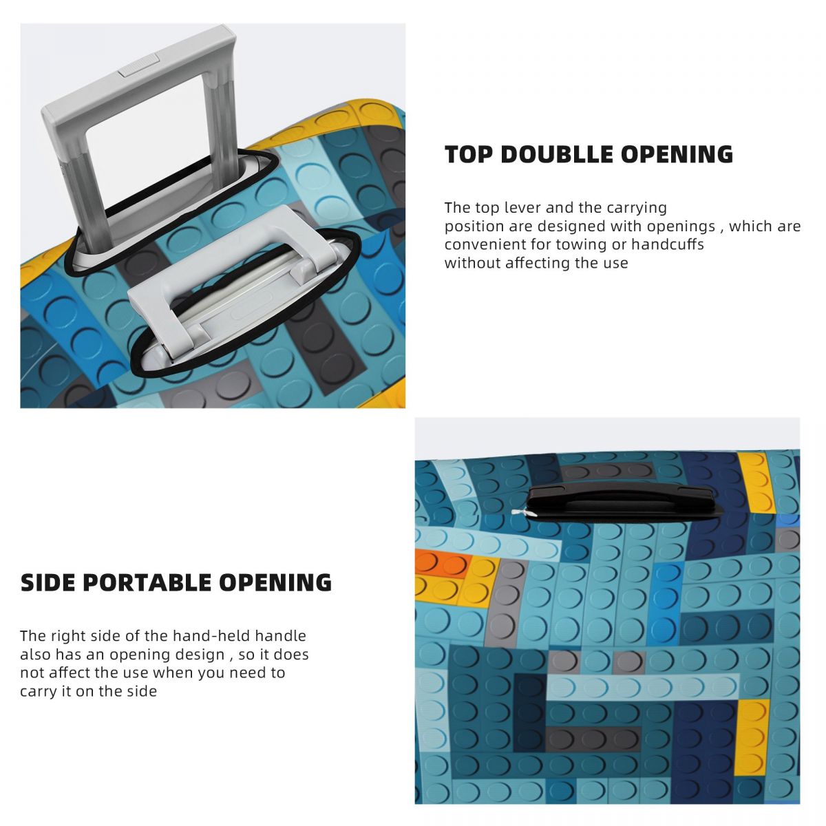 Blue Tech Pixel Building Block - Tech Accessories Business ulasan dan harga