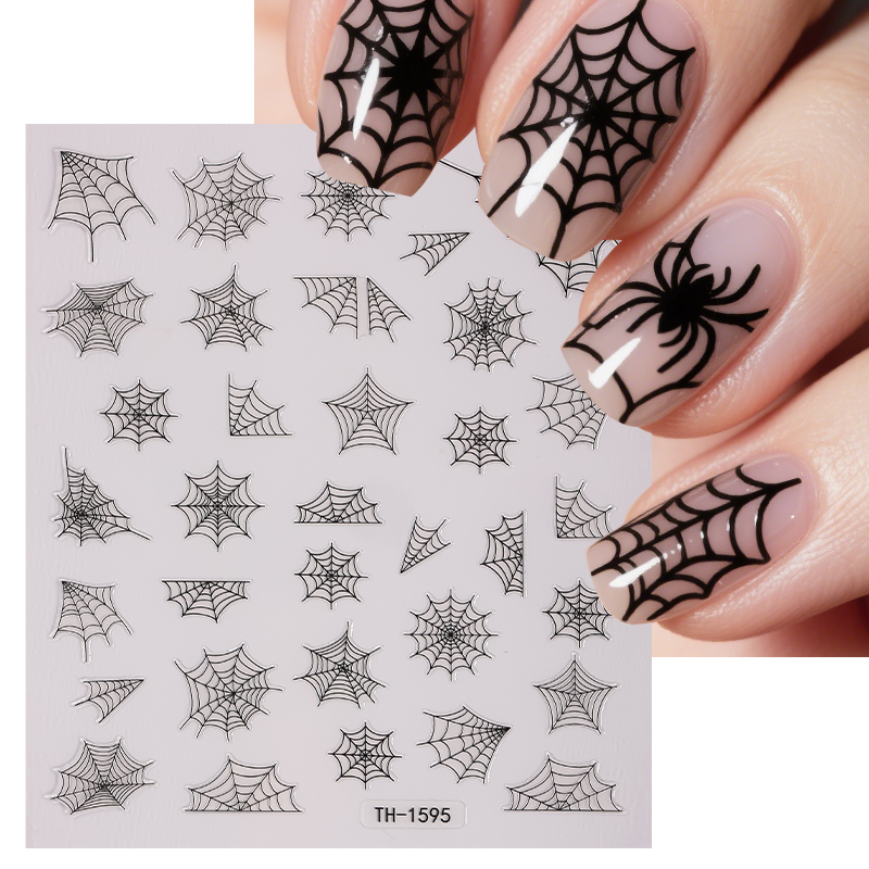 Stiker Seni Kuku Halloween 3D  - Y2K Tech Accessories ulasan dan harga