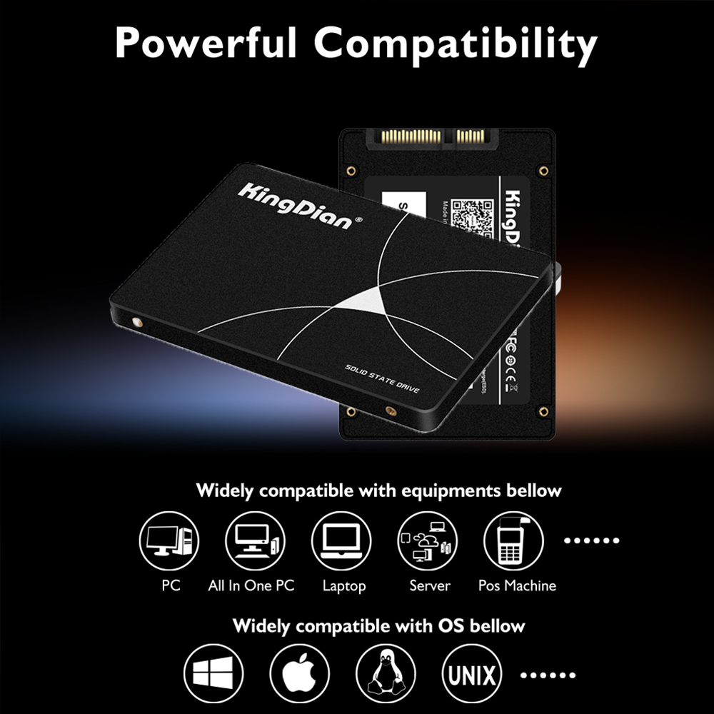 KingDian SSD 60GB 120GB 128GB  - Samsung Ssd Evo 870 ulasan dan harga